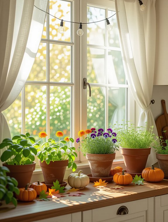 seasonal kitchen garden decor