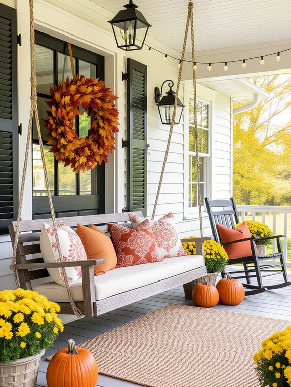 seasonal wreaths and decor