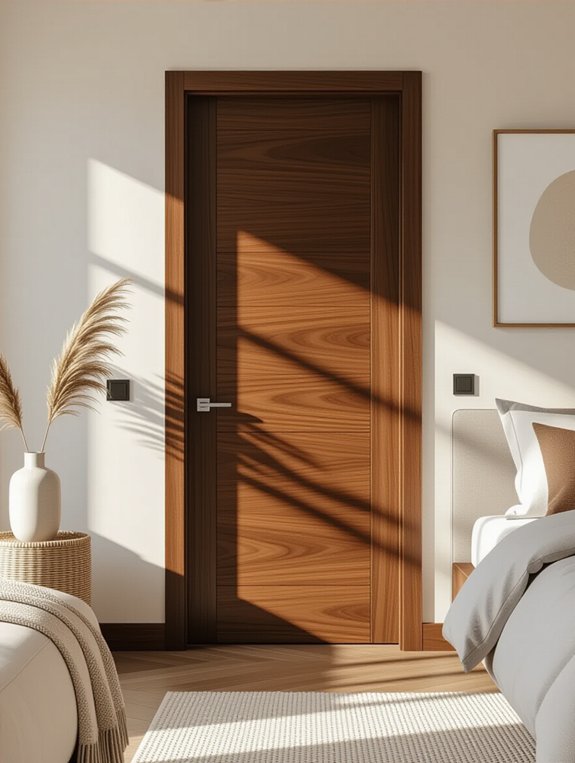 sleek minimalist bedroom design