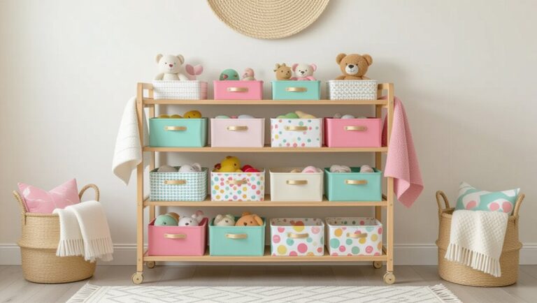 stylish nursery cart organizers