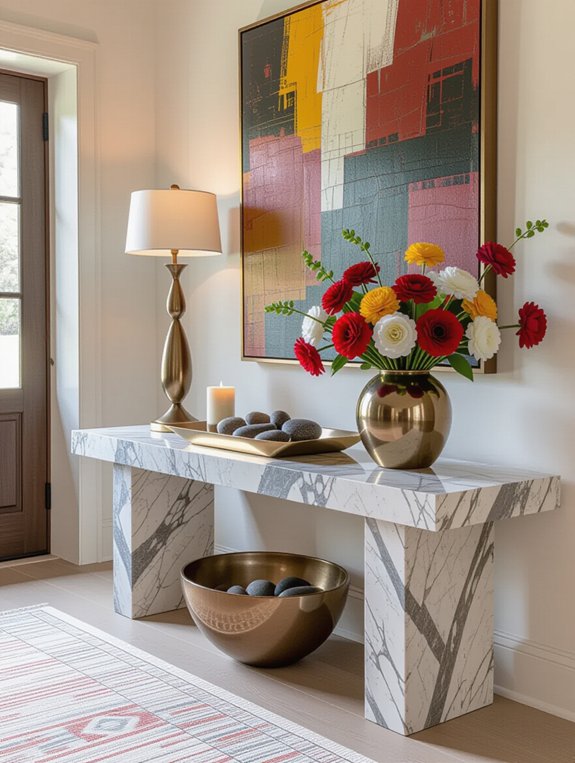 stylish organization with decor