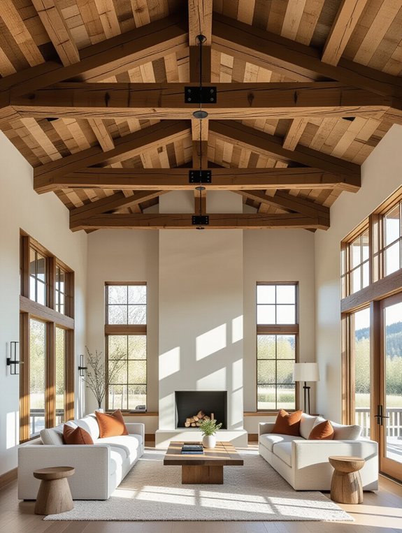 sustainable reclaimed wood accents