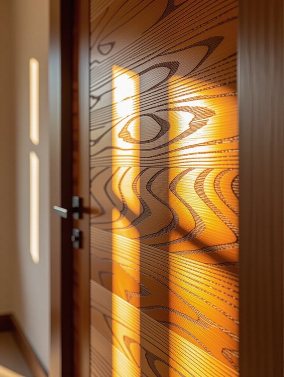 textured wooden door elegance