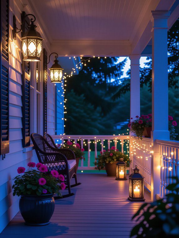 transformative artistic porch lighting