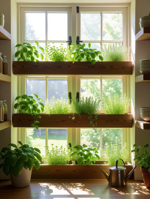 vertical garden kitchen installation