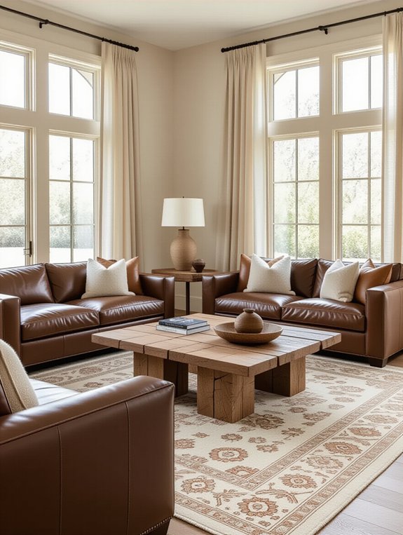 warm inviting brown palette