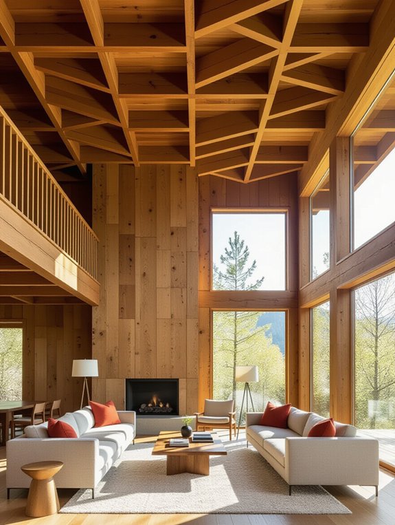 warm inviting wood texture