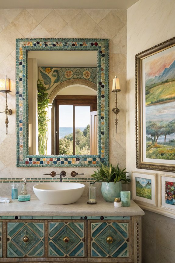 artistic mirror design ideas