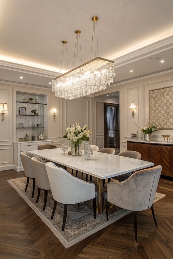 bold elegance in dining