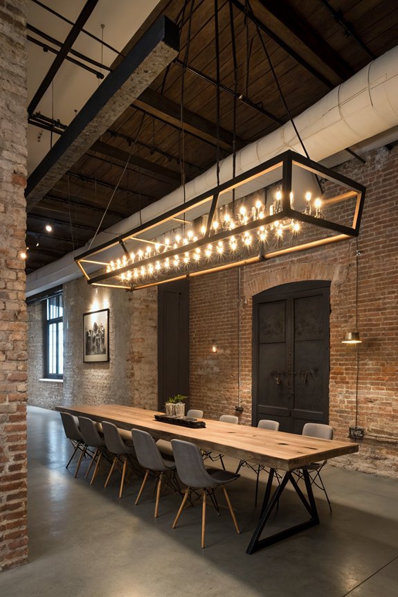 bold industrial chandelier designs