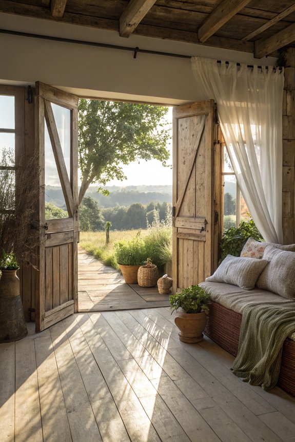 charming rustic barn doors