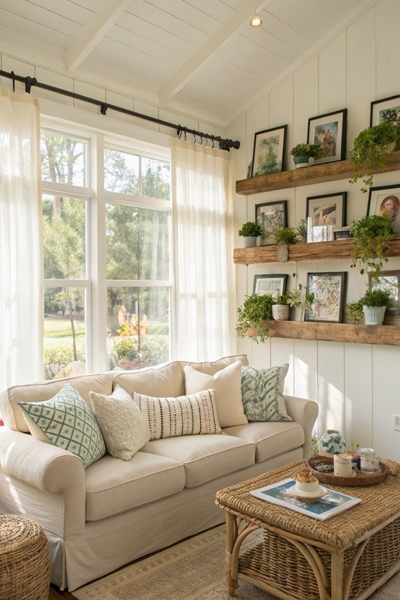 cherished family photo display