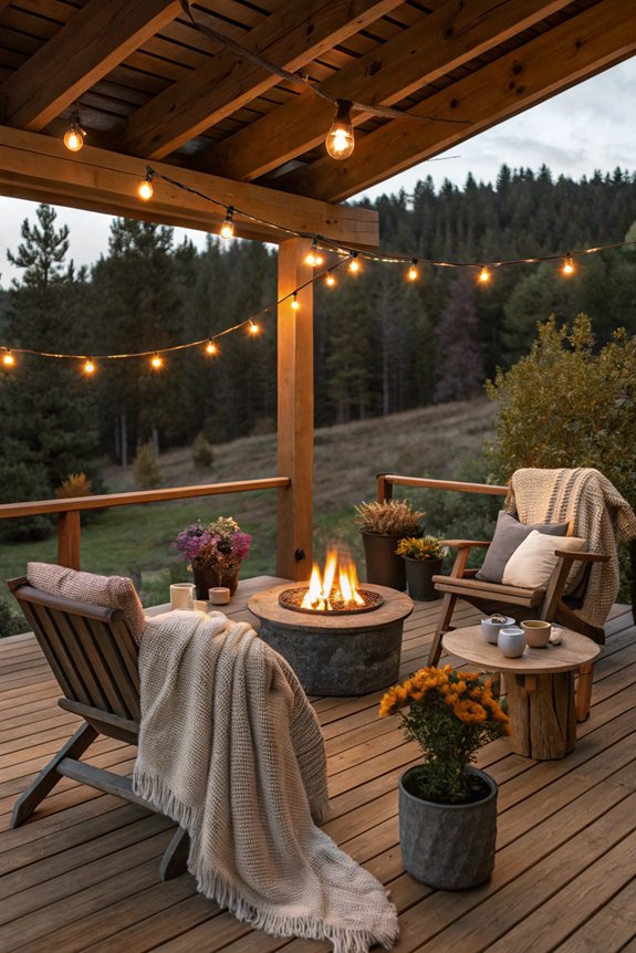 cozy fire pit gatherings