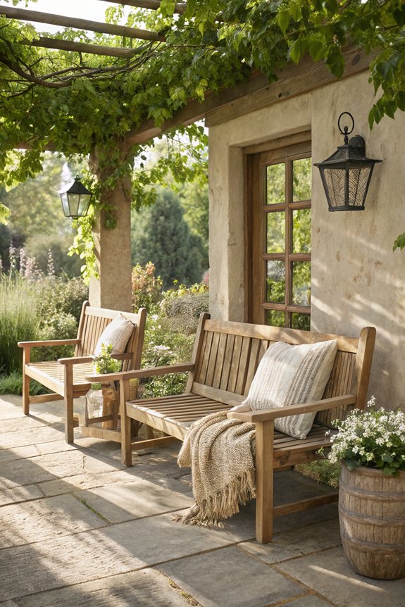 cozy outdoor relaxation spot