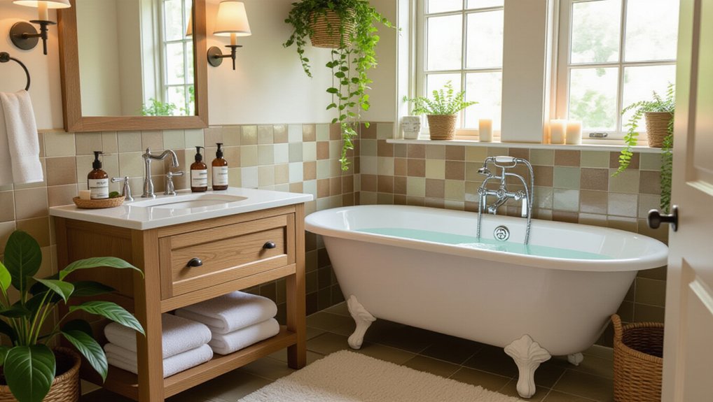 cozy small bathroom designs