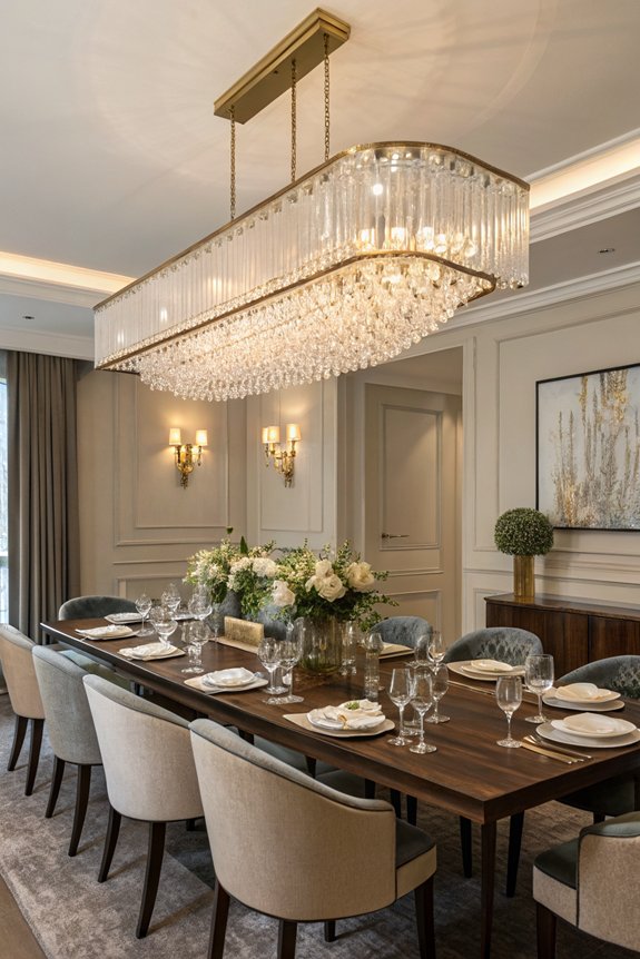 creative chandelier material combinations