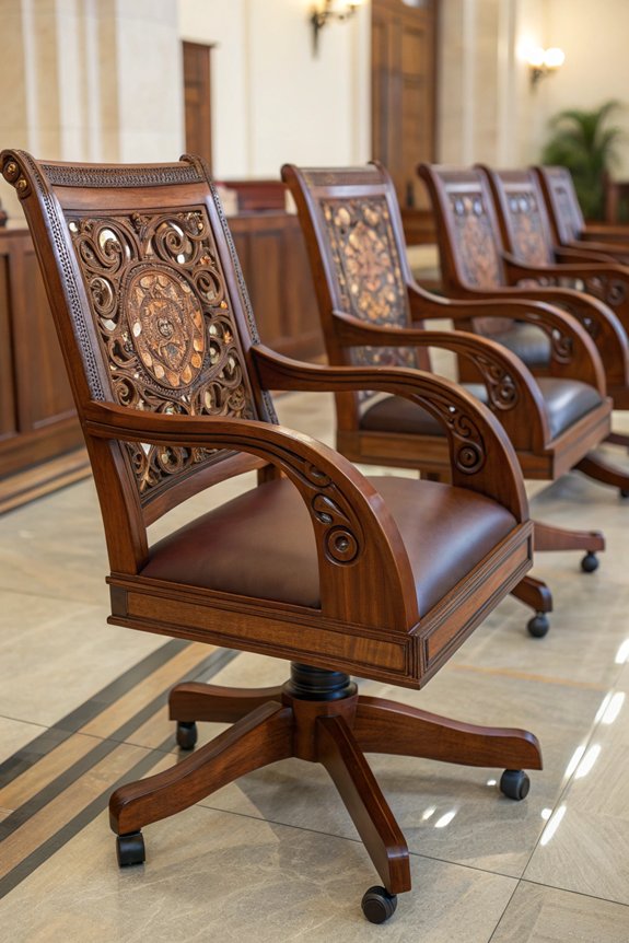 decorative carvings enhance functionality