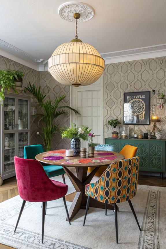 eclectic dining room design