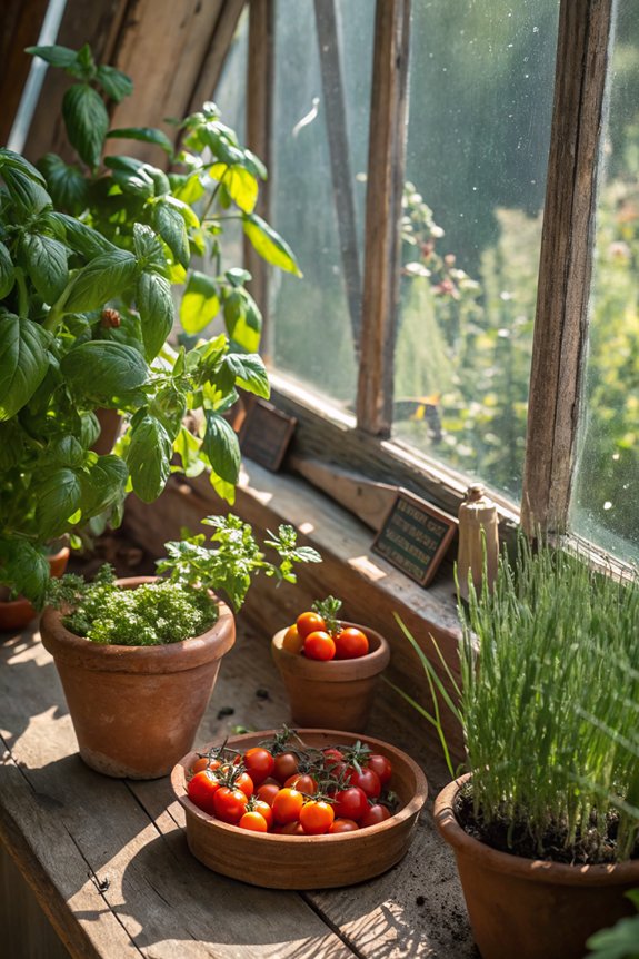 edible plants for windowsill