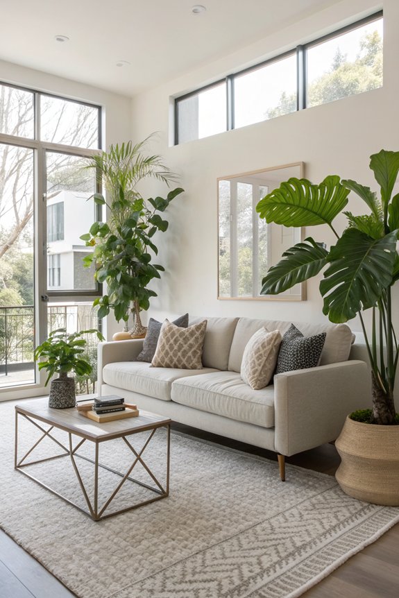 enhance space with plants
