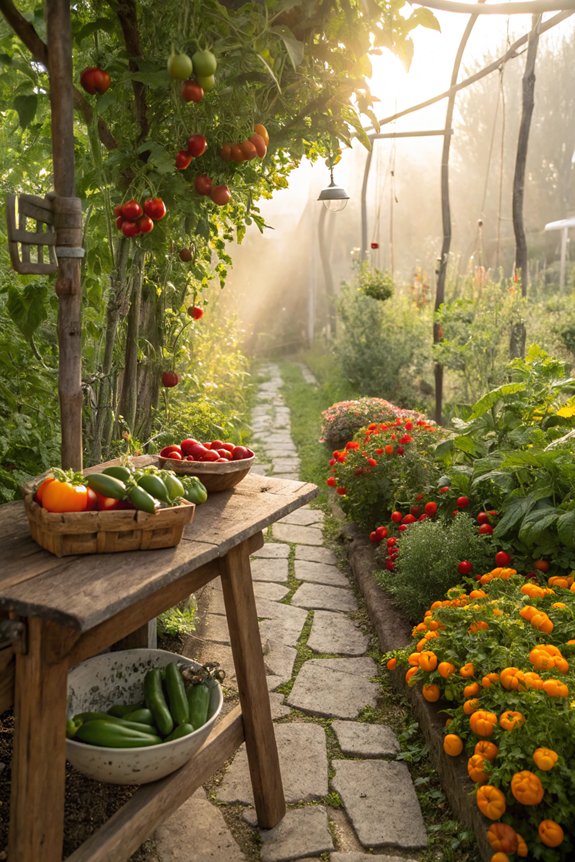 fresh produce at home