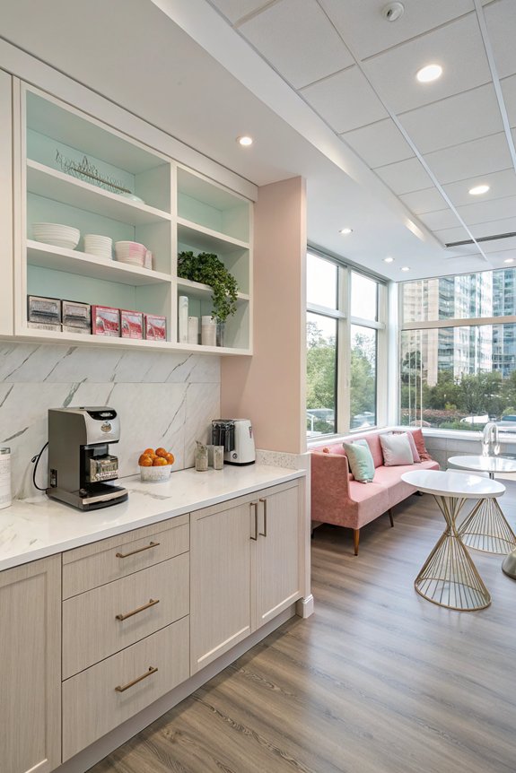 functional staff break room