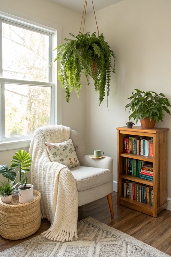 low maintenance indoor plant decor