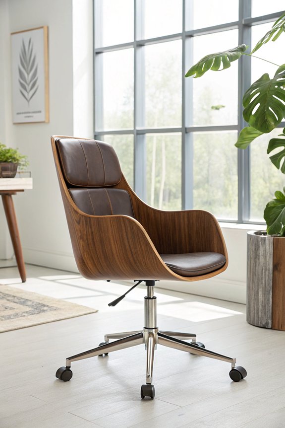 minimalist wooden chairs enhance productivity