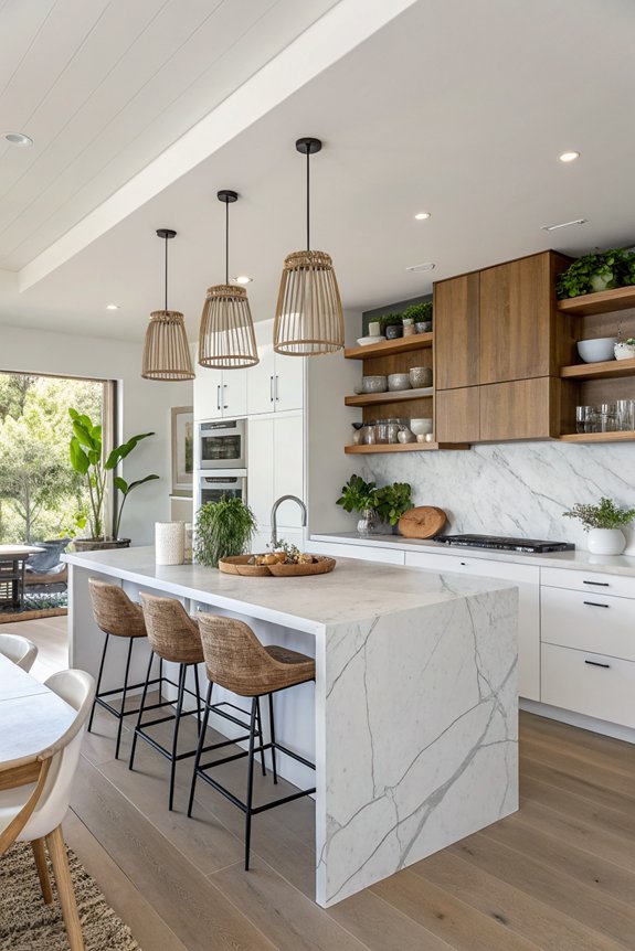 modern open concept living