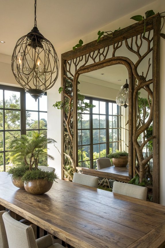 nature inspired dining decor ideas