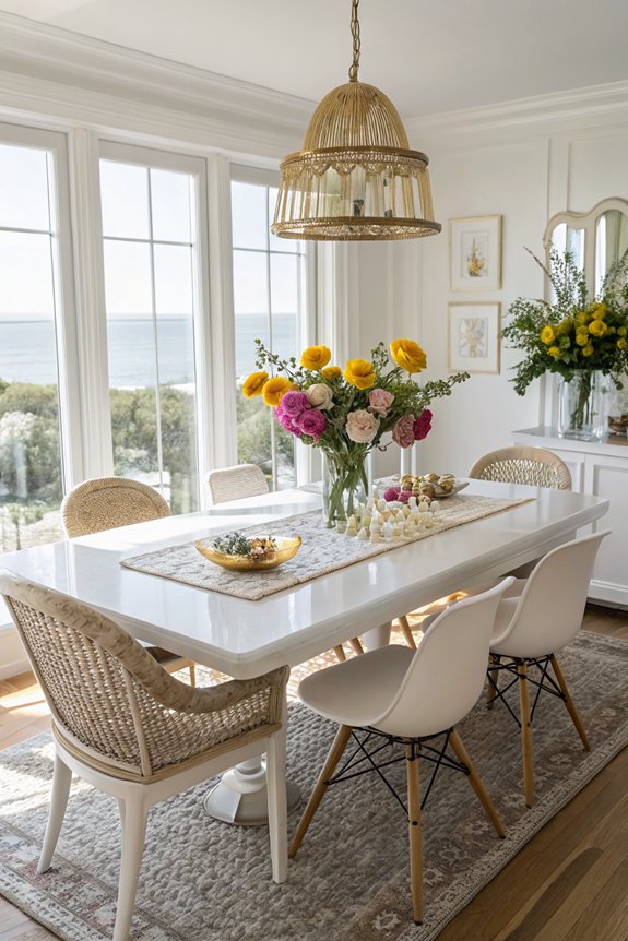 personalize your white table