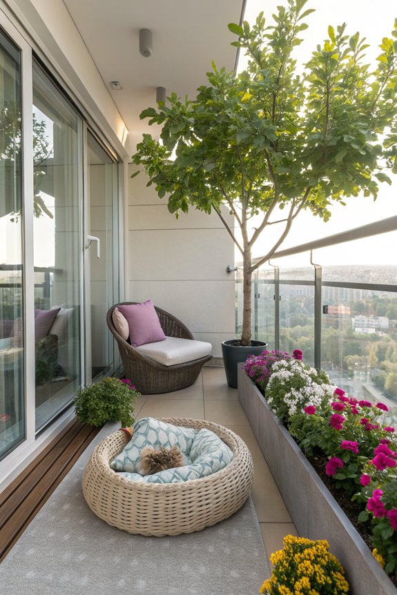 pet safe outdoor balcony design