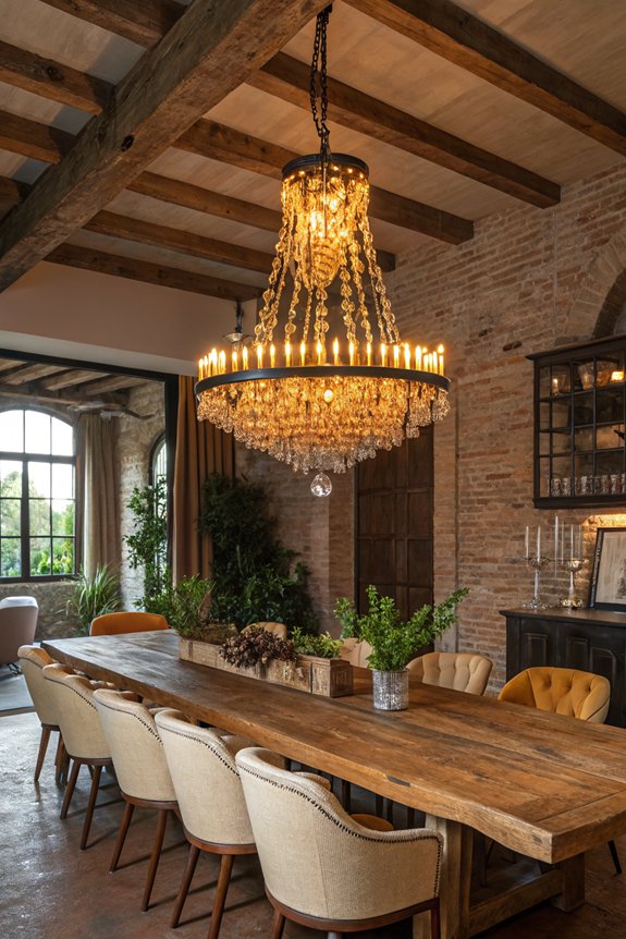 rustic charm for dining