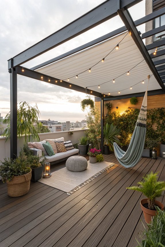 shade options for outdoor relaxation