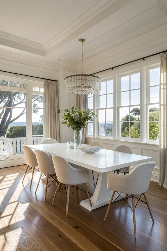 sleek elegant versatile dining tables