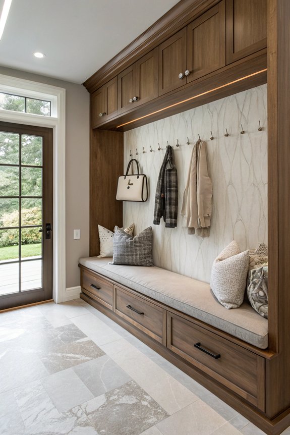 sleek modern corner benches