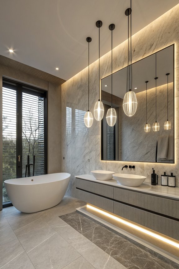 smart voice activated bathroom lighting