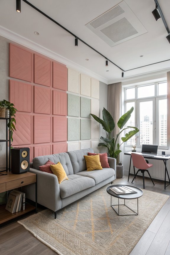 sound absorbing workspace design