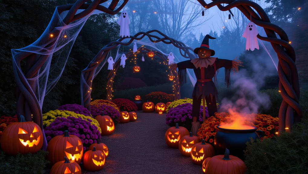 spooky outdoor decorations inspiration