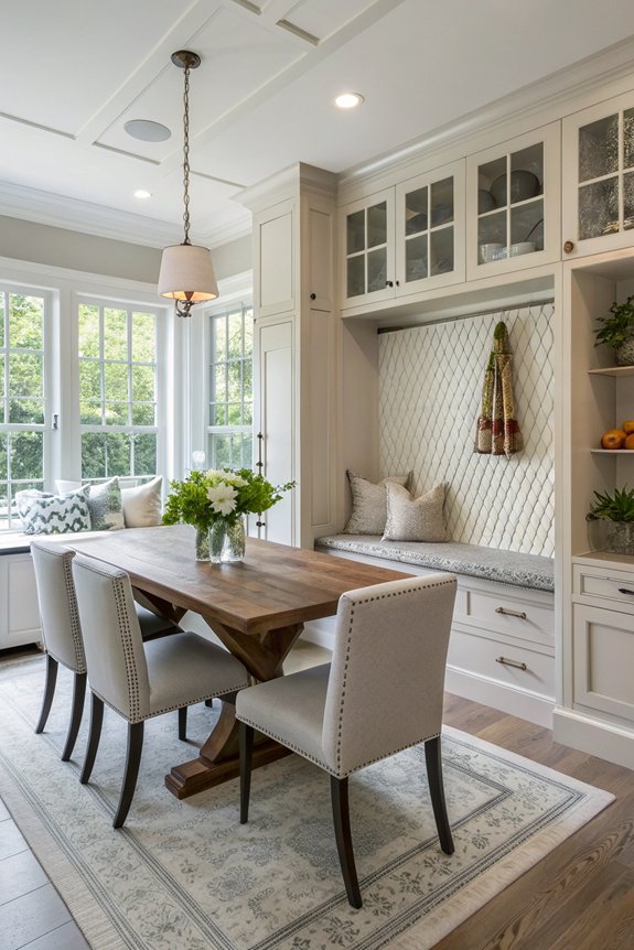 stylish and functional mudroom
