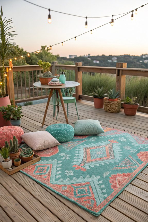 stylish outdoor rug comfort