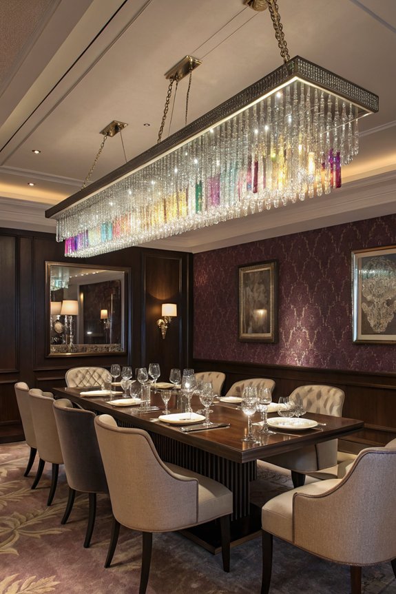 transformative dining room illumination