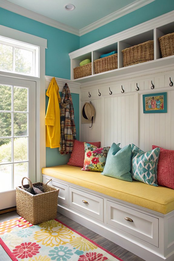 vibrant storage seating solutions
