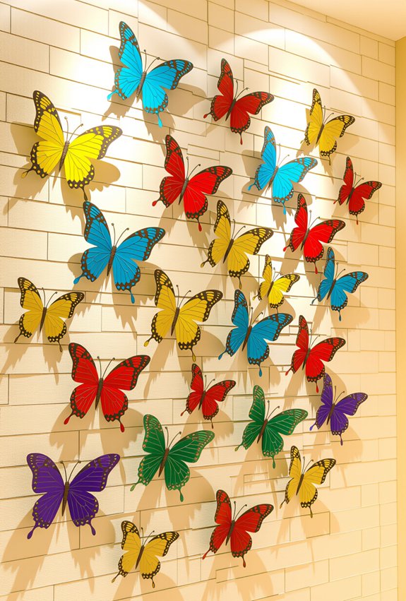3d butterfly wall decor