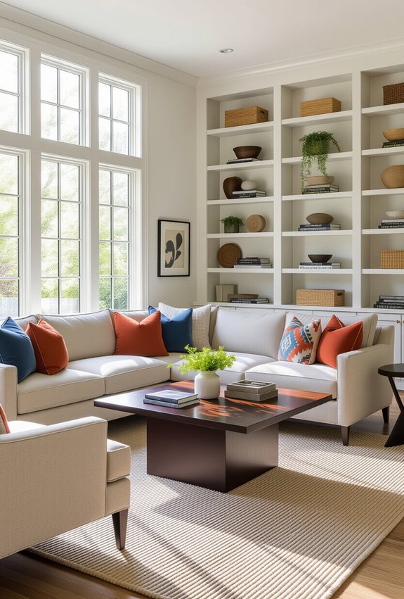 aesthetic functional living room