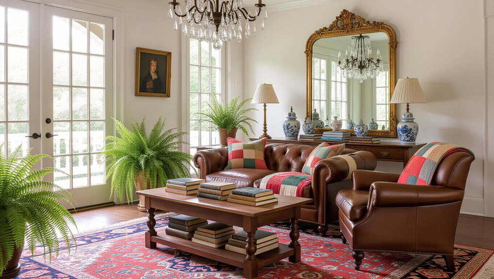 antique decor enhances atmosphere