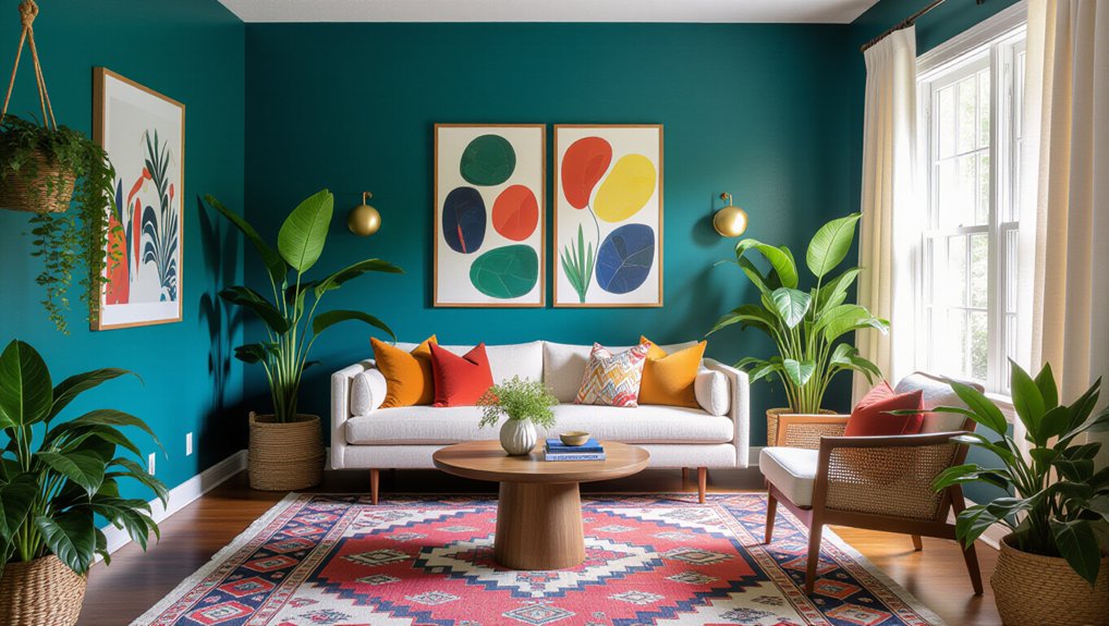 bold accents for small spaces