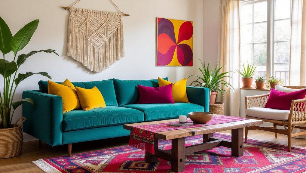 bold colors for vibrancy