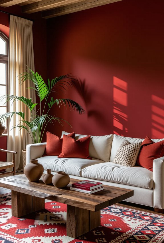 bold contrast enhances intimacy
