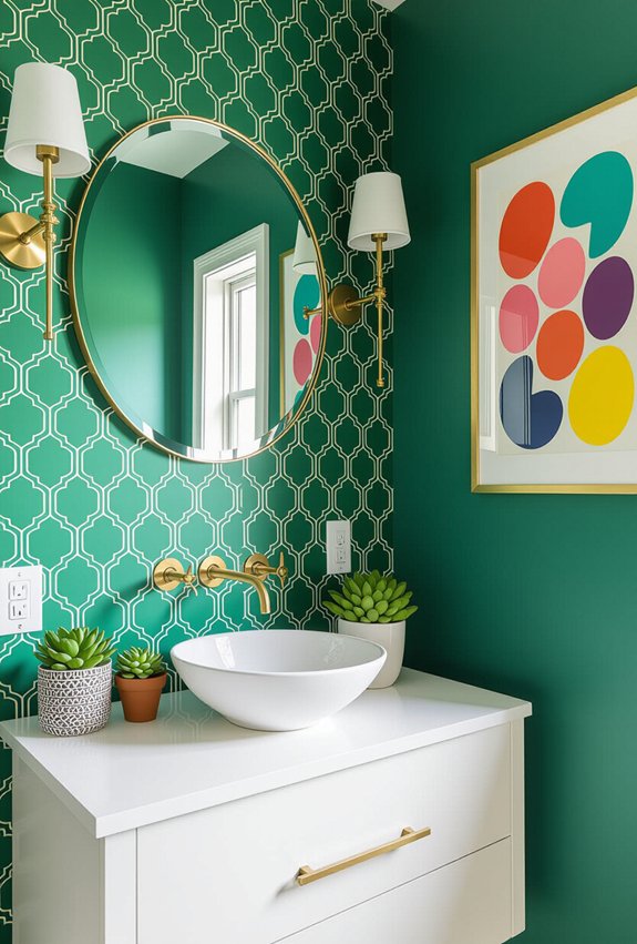 bold designs elevate bathrooms